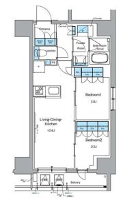 ルフォンプログレ上野御徒町の間取り画像