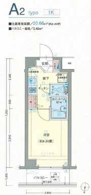 ヴェルト木場マリナコートの間取り画像