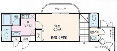 グローリーマンションⅠの間取り画像