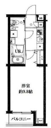 プレール・ドゥーク渋谷幡ヶ谷Ⅱの間取り画像