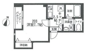 サンライト落合の間取り画像