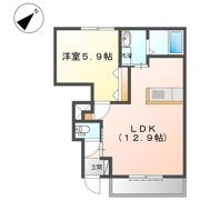 クレアハイムⅡの間取り画像