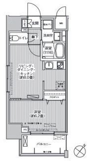 グランデュ－ル富士の間取り画像