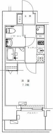 GENOVIA浅草Ⅶの間取り画像