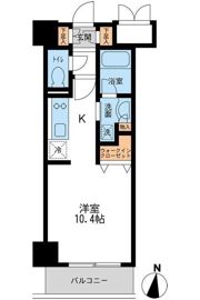 レジデンス両国駅前の間取り画像