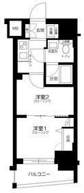 CORES勝どきの間取り画像
