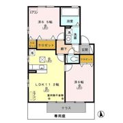 ウィルモア 壱番舘/弐番舘?壱の間取り画像
