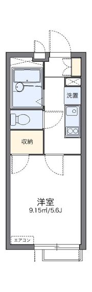 レオパレスミツホ第3ビルの間取り画像