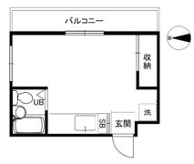 サンライズコーポの間取り画像