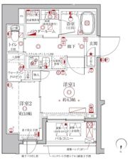 クレイシアIDZ台東竜泉の間取り画像