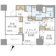 パークコート千代田四番町の間取り画像