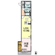 セジュール武蔵新城の間取り画像