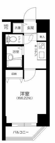 ユーコート上池袋の間取り画像