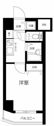 ユーコート上池袋の間取り画像