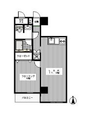 ベルメゾン池袋の間取り画像