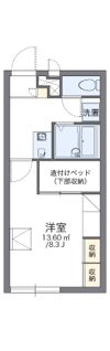 レオパレスひだまりの間取り画像