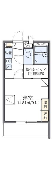 レオパレスアルナージの間取り画像