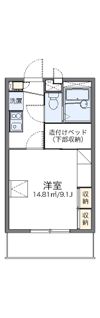 レオパレスアルナージの間取り画像