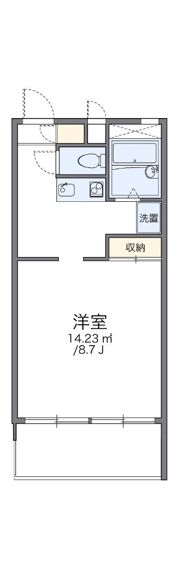 レオパレスPeal Squareの間取り画像