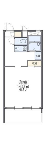 レオパレスPeal Squareの間取り画像