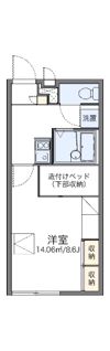 レオパレスBe Townの間取り画像