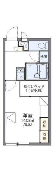レオパレスYOSHINOの間取り画像