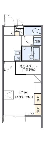 レオパレス南備後の間取り画像