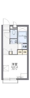 レオパレスサマール梅井の間取り画像