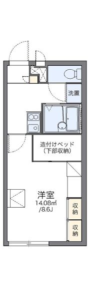 レオパレスエクセルパートⅥの間取り画像