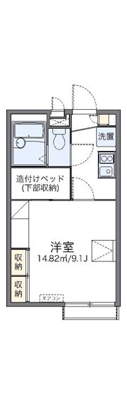 レオパレス天神Ⅲの間取り画像