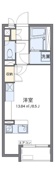 ミランダストーンイエロー加古川の間取り画像