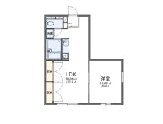 レオパレス向日葵弐番館の間取り画像