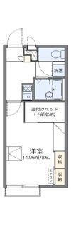 レオパレス赤れんがの間取り画像