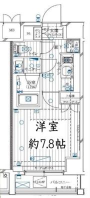レガリス用賀の間取り画像