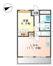 ビラージュ新野辺の間取り画像