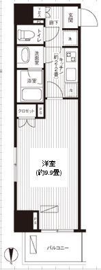 エフシティ亀戸の間取り画像