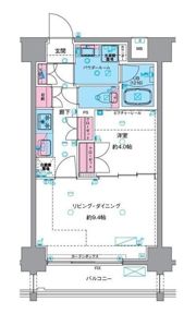ジェノヴィア浅草Ⅵスカイガーデンの間取り画像