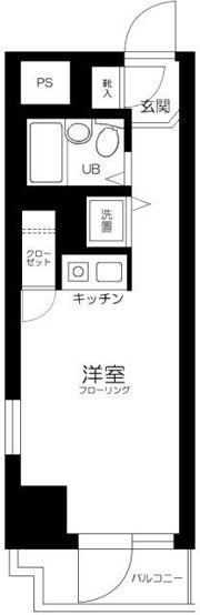 リバティヒルズ中野江原の間取り画像