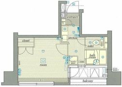 サンテミリオン茅場町リバーサイドの間取り画像