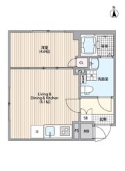 エルファーロ旗の台の間取り画像