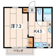 ユアーズAの間取り画像