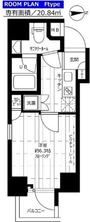 ステージファースト西新宿の間取り画像