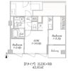 ルミーク北千住の間取り画像