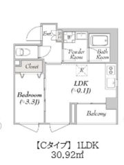 ルミーク北千住の間取り画像