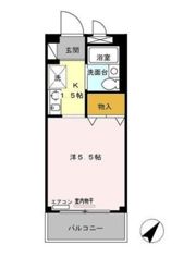 トラスティ初台の間取り画像
