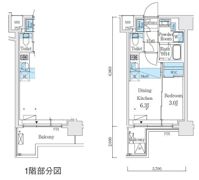 リビオメゾン新大橋の間取り画像