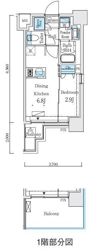 リビオメゾン新大橋の間取り画像