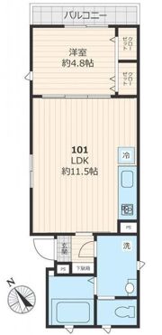 un bel porto ウンベルポルトの間取り画像