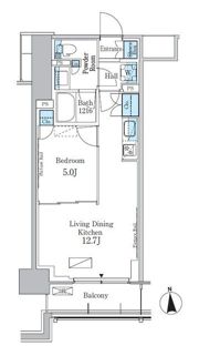 パークアクシス新宿百人町の間取り画像