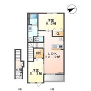 エコハウス華園 社の間取り画像